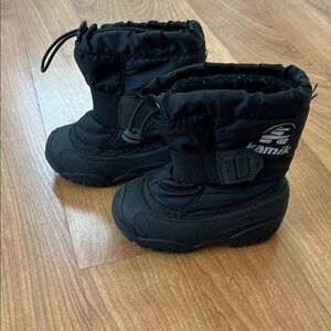 Kamik Kids Black Snow Boots